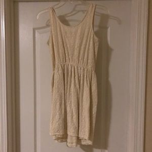 Ivory lace dress